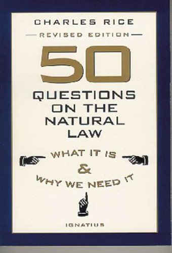 Cover of Fifty Questions on Natural Law