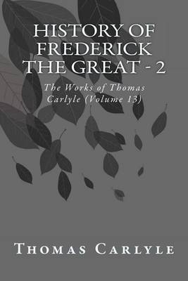 Book cover for History of Frederick the Great - 2
