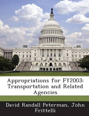 Book cover for Appropriations for Fy2003