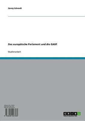 Book cover for Das Europaische Parlament Und Die Gasp