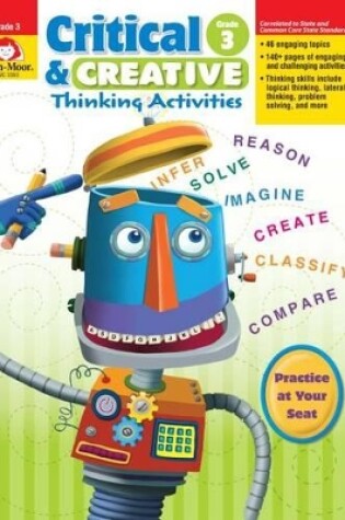 Cover of Critical and Creative Thinking Activities, Grade 3 Teacher Resource