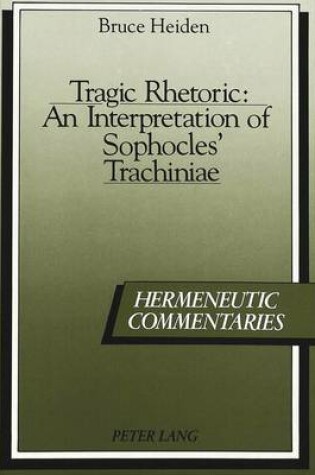 Cover of Tragic Rhetoric