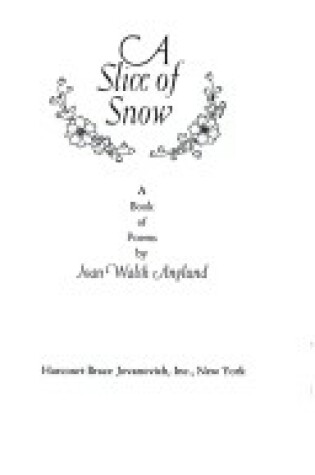 Cover of Slice of Snow
