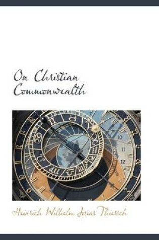 Cover of On Christian Commonwealth