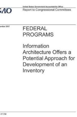 Cover of Federal Programs