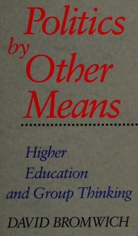 Book cover for Politics by Other Means