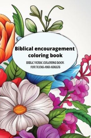 Cover of Biblical encouragement coloring book