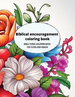 Book cover for Biblical encouragement coloring book