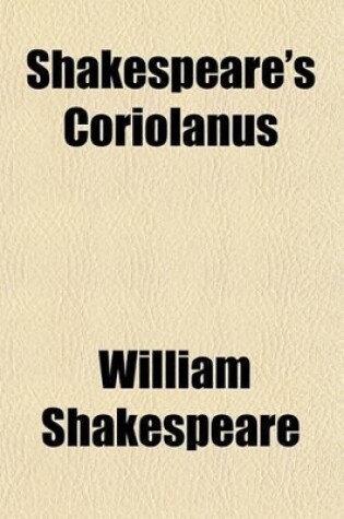 Cover of Shakespeare's Coriolanus