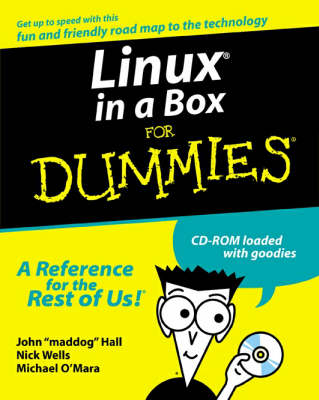 Book cover for Linux in a Box For Dummies