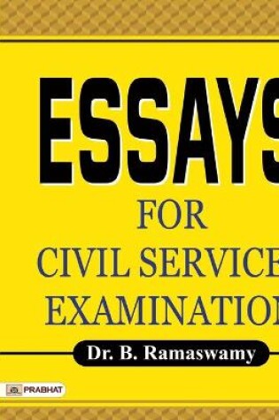 Cover of Essays for Civil Services Examination