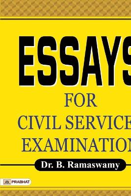 Book cover for Essays for Civil Services Examination