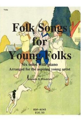 Cover of Folk Songs for Young Folks - viola and piano