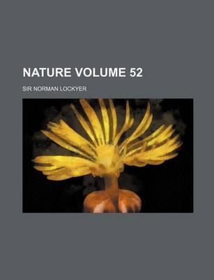 Book cover for Nature Volume 52