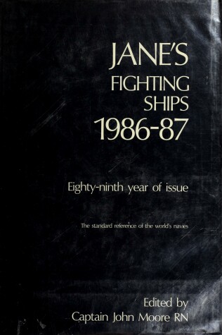 Book cover for Jane's Fighting Ships, '86-'87