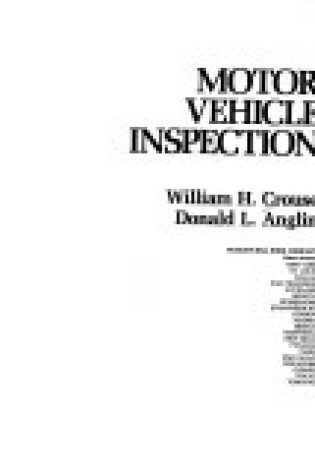 Cover of Motor Vehicle Inspection