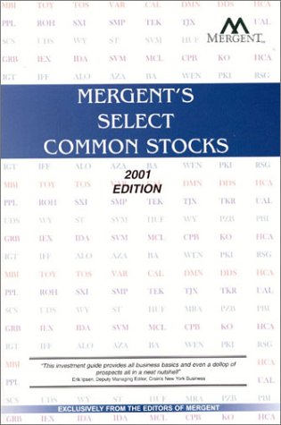 Cover of Mergent's Select Common Stocks