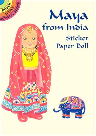 Book cover for Maya Sticker Paper Doll