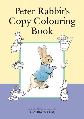 Book cover for Peter Rabbit's Copy Colouring Book