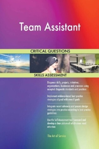 Cover of Team Assistant Critical Questions Skills Assessment