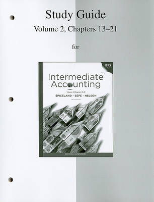 Book cover for Study Guide, Volume 2 for Intermediate Accounting