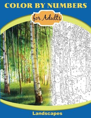 Book cover for Color by Numbers for Adults