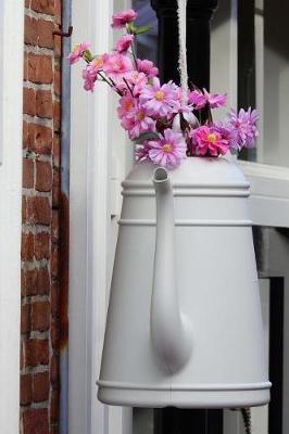 Book cover for White Watering Can Flower Pot Journal