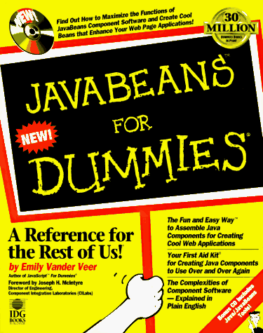 Book cover for JavaBeans For Dummies