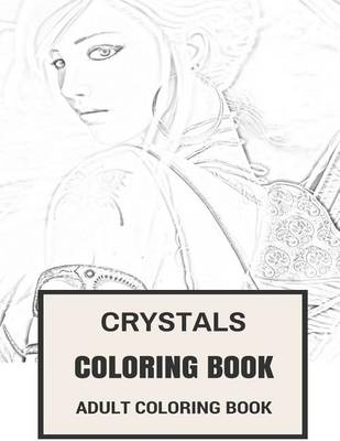 Book cover for Crystals Coloring Book