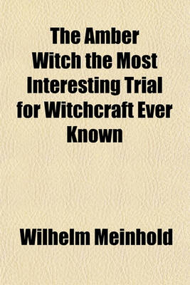Book cover for The Amber Witch the Most Interesting Trial for Witchcraft Ever Known