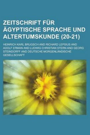 Cover of Zeitschrift Fur Agyptische Sprache Und Altertumskunde (20-21 )