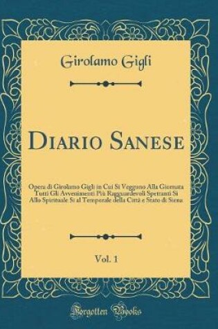 Cover of Diario Sanese, Vol. 1