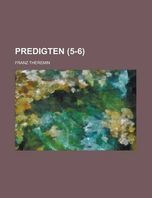 Book cover for Predigten (5-6 )