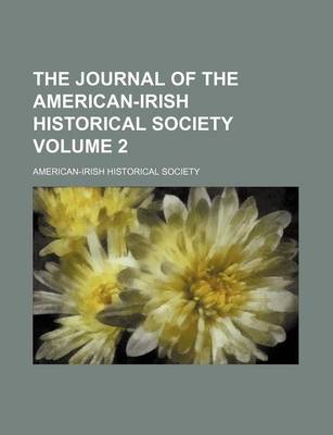 Book cover for The Journal of the American-Irish Historical Society Volume 2