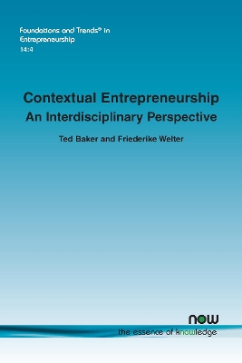 Book cover for Contextual Entrepreneurship