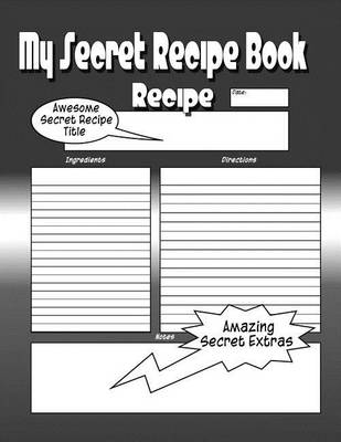 Book cover for My Secret Recipe Book