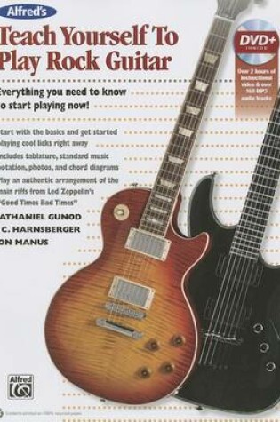 Cover of Alfred's Teach Yourself Rock Guitar