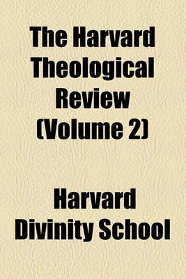 Book cover for The Harvard Theological Review (Volume 2)