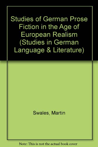 Book cover for Studies of German Prose Fiction in the Age of European Realism