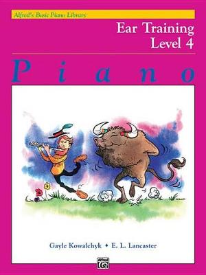 Book cover for Alfred's Basic Piano Library Eartraining 4