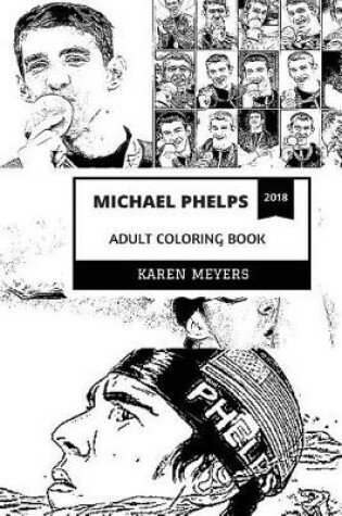 Cover of Michael Phelps Adult Coloring Book