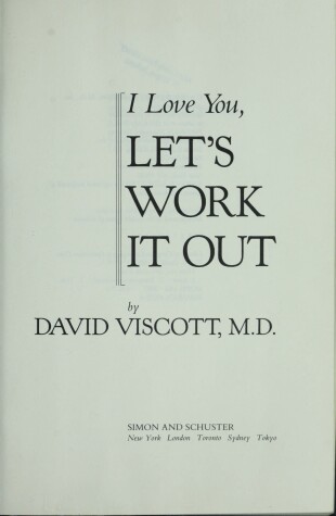 Book cover for I Love You, Let's Work it out