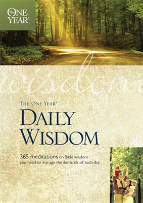 Book cover for The One Year Daily Wisdom