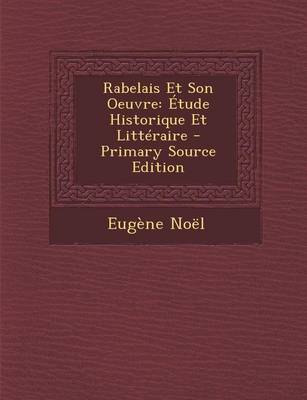 Book cover for Rabelais Et Son Oeuvre