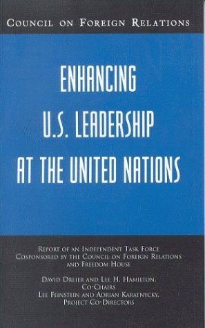 Book cover for Enhancing U.S. Leadership at the United Nations