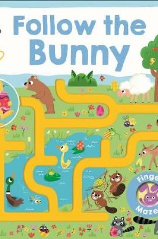 Cover of Maze Book: Follow the Bunny