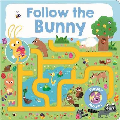 Cover of Maze Book: Follow the Bunny