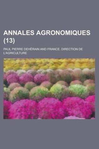 Cover of Annales Agronomiques (13 )