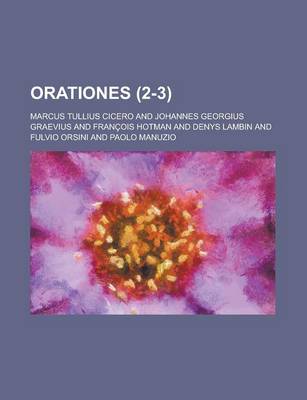 Book cover for Orationes (2-3 )