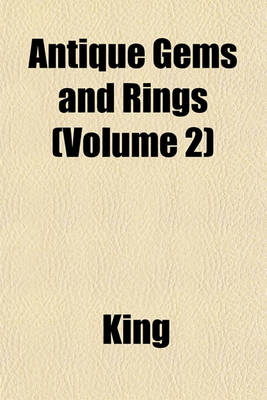 Book cover for Antique Gems and Rings Volume N . 1